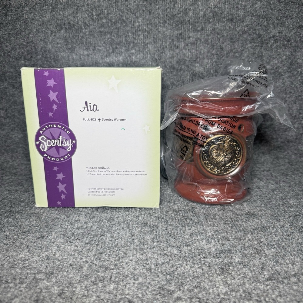 Scentsy Wax Warmer 'Aia' Full Size Warmer NEW WITH BOX NIB